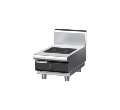 waldorf cue in8100hf-b-c0 450mm electric induction cooktop bench model with high splashback