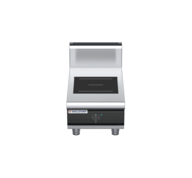 waldorf cue in8100hr5-b-c0 450mm electric induction cooktop bench model with high splashback