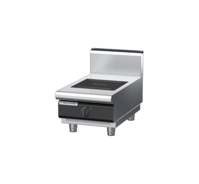 waldorf cue in8100hr5-b-c0 450mm electric induction cooktop bench model with high splashback