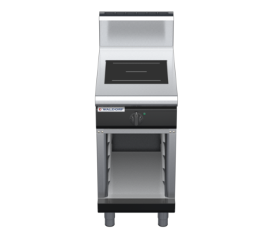 waldorf bold in8100hr5-cb-b0 450mm electric induction cooktop on cabinet base with high splashback