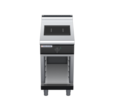 waldorf bold in8100lf-cb-b0 450mm electric induction cooktop on cabinet base with low splashback