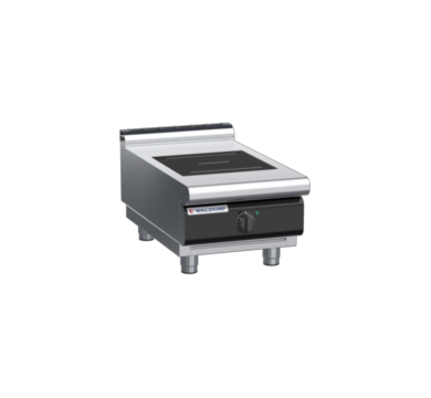 waldorf cue in8100lr5-b-c0 450mm electric induction cooktop bench model with low splashback