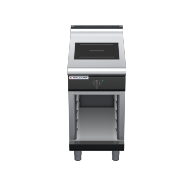 waldorf bold in8100lr3-cb-b0 450mm electric induction cooktop on cabinet base with low splashback