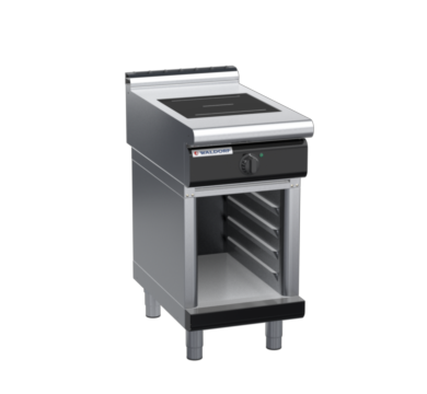 waldorf bold in8100lr3-cb-b0 450mm electric induction cooktop on cabinet base with low splashback
