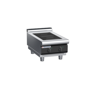 waldorf cue in8200lr2-b-c0 450mm electric induction cooktop bench model with low splashback