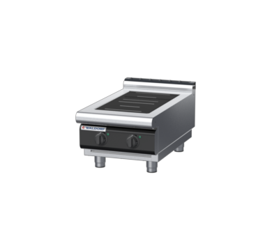 waldorf cue in8200lr2-b-c0 450mm electric induction cooktop bench model with low splashback