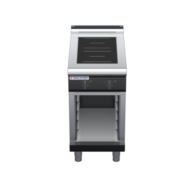 waldorf bold in8200lr2-cb-b0 450mm electric induction cooktop on cabinet base with low splashback