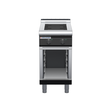 waldorf bold in8200lr2-cb-b0 450mm electric induction cooktop on cabinet base with low splashback