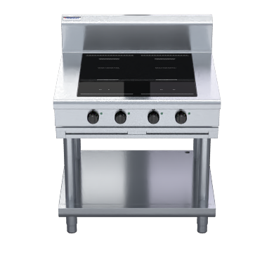 waldorf 800 series in8400f-ls - 900mm electric induction cooktop - leg stand