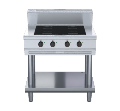 waldorf 800 series in8400f-ls - 900mm electric induction cooktop - leg stand