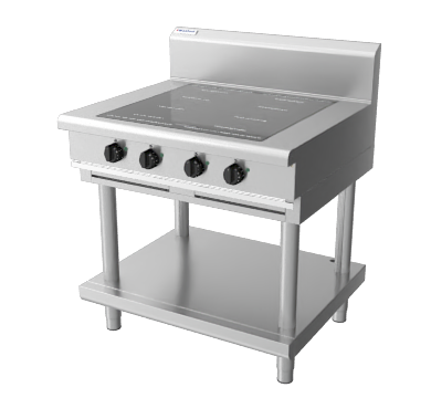 waldorf 800 series in8400f-ls - 900mm electric induction cooktop - leg stand