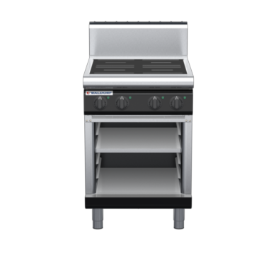 waldorf bold in8400hr2-cb-b0 600mm electric induction cooktop on cabinet base with high splashback
