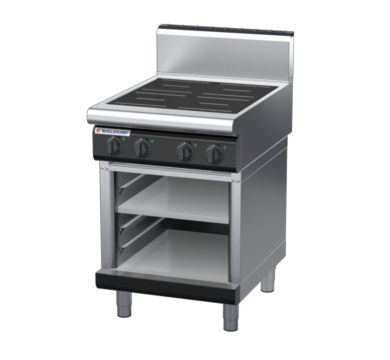 waldorf bold in8400hr2-cb-b0 600mm electric induction cooktop on cabinet base with high splashback