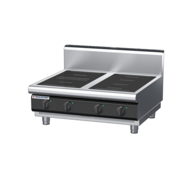 waldorf cue in8400hr3f-b-c0 900mm electric induction cooktop bench model with high splashback