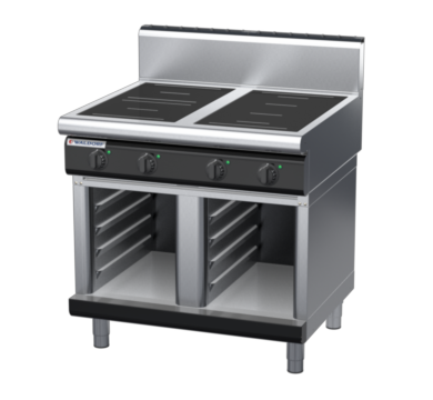 waldorf bold in8400hr5f-cb-b0 900mm electric induction cooktop on cabinet base with high splashback