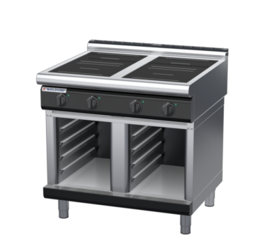 waldorf bold in8400lr3-cb-b0 900mm electric induction cooktop on cabinet base with low splashback