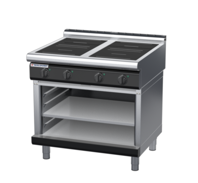 waldorf bold in8400lr5-ob-b0 900mm electric induction cooktop on open base with low splashback