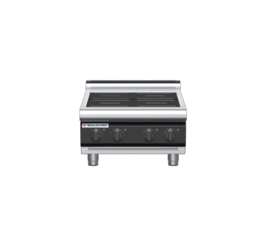waldorf cue in8400lr2-b-c0 600mm electric induction cooktop bench model with low splashback