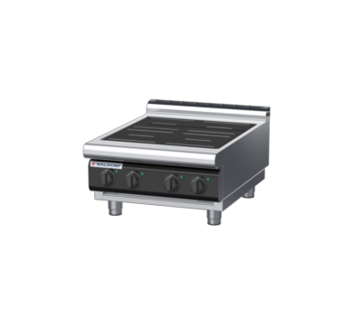 waldorf cue in8400lr2-b-c0 600mm electric induction cooktop bench model with low splashback