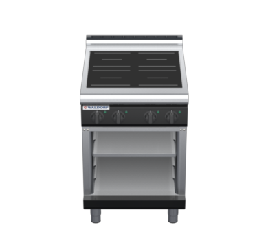 waldorf bold in8400lr2-cb-b0 600mm electric induction cooktop on cabinet base with low splashback