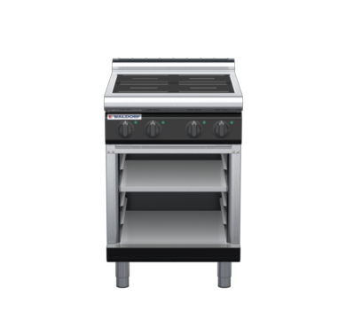 waldorf bold in8400lr2-cb-b0 600mm electric induction cooktop on cabinet base with low splashback