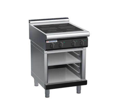 waldorf bold in8400lr2-cb-b0 600mm electric induction cooktop on cabinet base with low splashback
