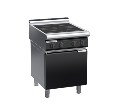 waldorf bold in8400lr2-cd-b0 600mm electric induction cooktop on cabinet base with door and low splashback