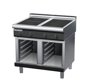 waldorf bold in8400lr5f-cb-b0 900mm electric induction cooktop on cabinet base with low splashback