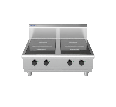 waldorf 800 series in8400r5-b - 900mm electric induction cooktop low back version - bench model