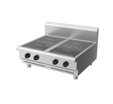 waldorf 800 series in8400r5-b - 900mm electric induction cooktop low back version - bench model