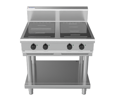 waldorf 800 series in8400r5f-ls - 900mm electric induction cooktop - leg stand