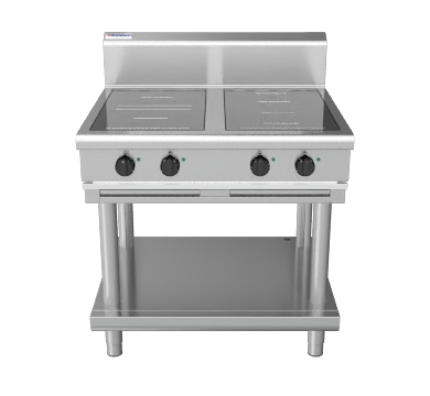 waldorf 800 series in8400r5f-ls - 900mm electric induction cooktop - leg stand