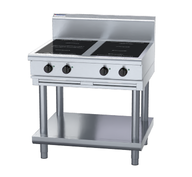 waldorf 800 series in8400r3f-ls - 900mm electric induction cooktop - leg stand