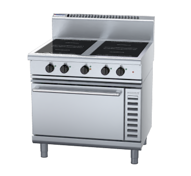 Waldorf 800 Series IN8410ECR3 - 900mm Induction Range Convection Oven