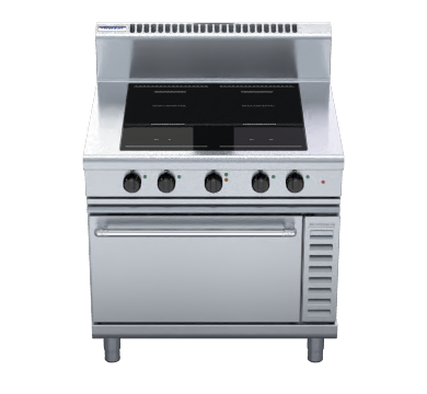 Waldorf 800 Series IN8410ECF - 900mm Induction Range Convection Oven