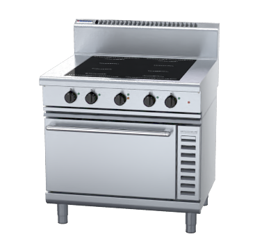 Waldorf 800 Series IN8410ECF - 900mm Induction Range Convection Oven