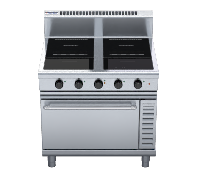 Waldorf 800 Series IN8410ECR5F - 900mm Induction Range Convection Oven