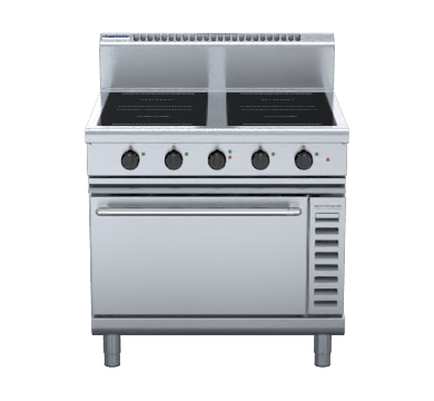 Waldorf 800 Series IN8410ECR5F - 900mm Induction Range Convection Oven