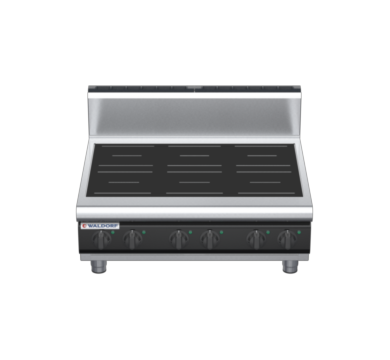 waldorf cue in8600hr2-b-c0 900mm electric induction cooktop bench model with high splashback