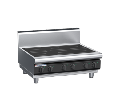waldorf cue in8600hr2-b-c0 900mm electric induction cooktop bench model with high splashback