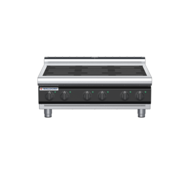 waldorf cue in8600lr2-b-c0 900mm electric induction cooktop bench model with low splashback