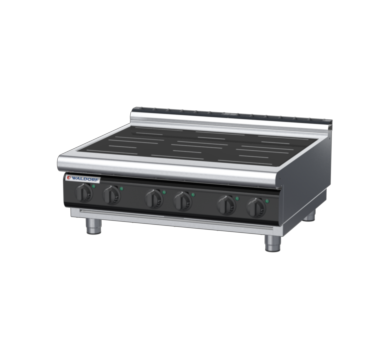 waldorf cue in8600lr2-b-c0 900mm electric induction cooktop bench model with low splashback