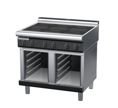 waldorf bold in8600lr2-cb-b0 900mm electric induction cooktop on cabinet base with low splashback