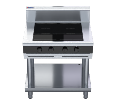 waldorf bold inb8400f-ls - 900mm electric induction cooktop - leg stand