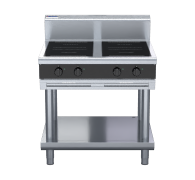 waldorf bold inb8400r5-ls - 900mm electric induction cooktop - leg stand