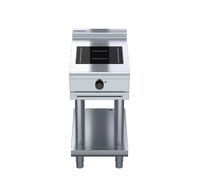 waldorf 800 series inl8100f-ls - 450mm electric induction cooktop low back version - leg stand