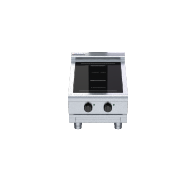 waldorf 800 series inl8200f-b - 450mm electric induction cooktop low back version - bench model