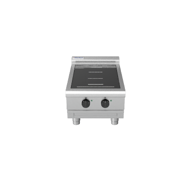 waldorf 800 series inl8200f-b - 450mm electric induction cooktop low back version - bench model