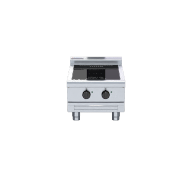 waldorf 800 series inl8200f-b - 450mm electric induction cooktop low back version - bench model