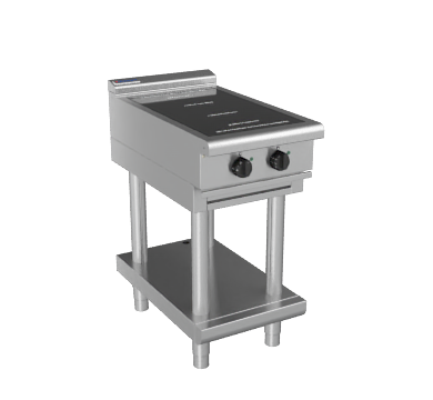 waldorf 800 series inl8200f-ls - 450mm electric induction cooktop low back version - leg stand